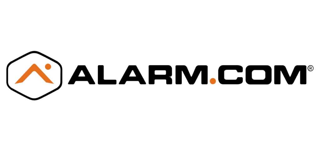 Alarm.com cloud-based security and access control logo