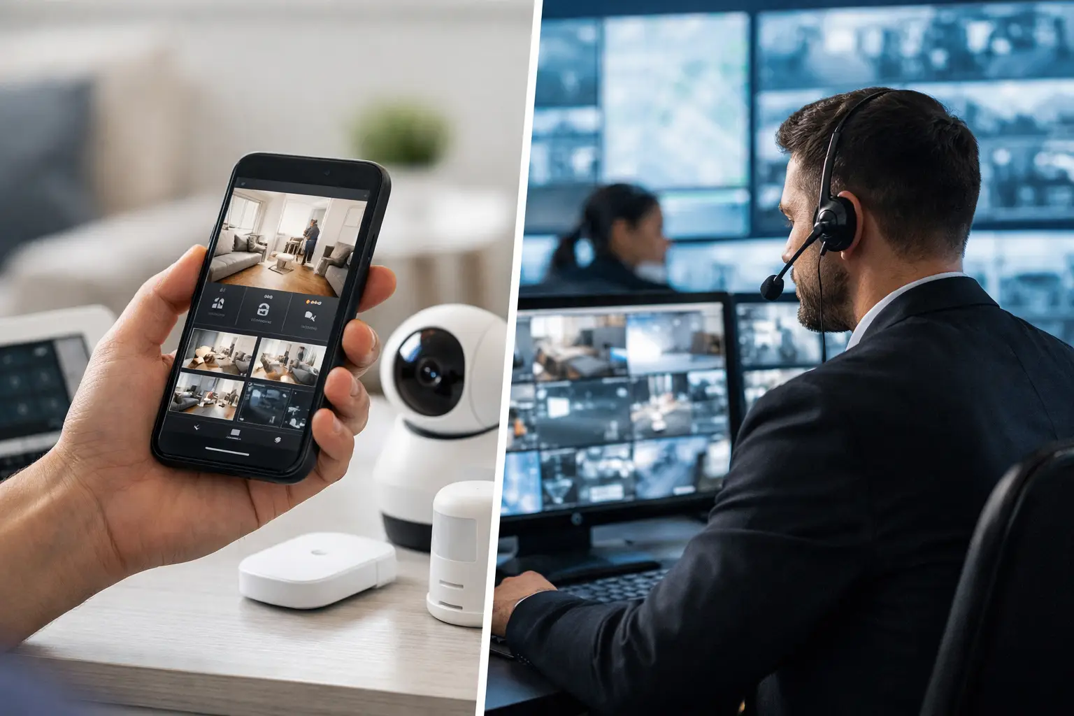 Self Monitored vs Professional Monitoring